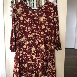 Umgee floral dress/tunic